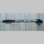 Viva la Revolucion  textilná kľúčenka - šnúrka na krk ( kľúče ) materiál 100% polyester